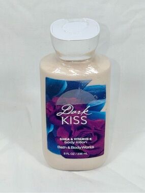 Bath & Body Works Dark Kiss Body Lotion 8oz Shea Vitamin E Rare Discontinued